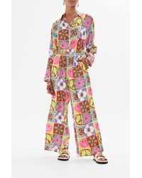 CAMILLA - Straight Leg Pant Cosmic Prairie - Lyst