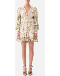 CAMILLA - Button Front Frill Dress Midsummer Masterpiece - Lyst