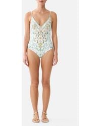 CAMILLA - V Neck Underwire One Piece W Scoop Back Ballad Of The Bibliothèque - Lyst