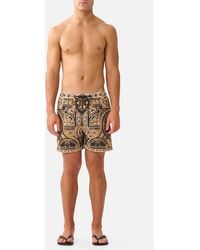 CAMILLA - Mid Length Boardshort With Elastic Waist Versailles Or Die - Lyst