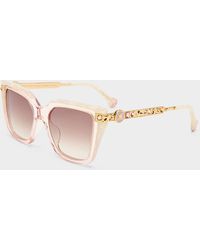 CAMILLA - Here Comes Trouble Sunglasses Crystal Rosewater Ivory Marble - Lyst