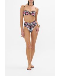 CAMILLA - Bandeau With U Ring Front Midnight - Lyst