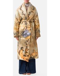 CAMILLA - Quilted Long Wrap Coat Queen Of Bohemia - Lyst