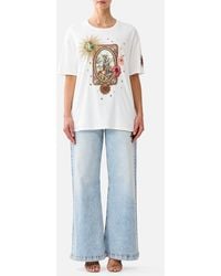 CAMILLA - Oversized Band Tee Painted Prayers - Lyst