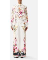 CAMILLA - Wide Leg Waisted Pant Torero Libertine - Lyst