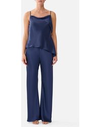 CAMILLA - Bias Cut Drawstring Pant Silk Essentials - Lyst