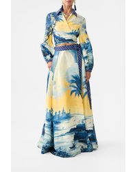 CAMILLA - Cropped Wrap Shirt Song Of Saint Anthony - Lyst