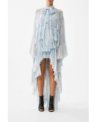 CAMILLA - Ruffle High Low Dress With Long Sleeve The Hum Of The Alhambra - Lyst