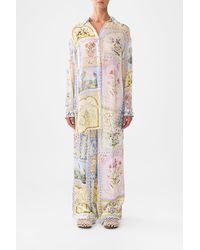 CAMILLA - Shirt Tunic With Side Buttons Botanical Ballads - Lyst