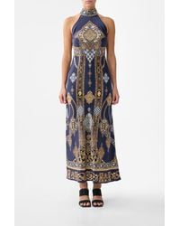 CAMILLA - High Neck Bias Dress The Imperial Gate - Lyst