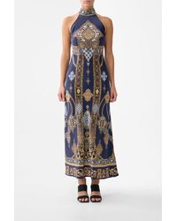 CAMILLA - High Neck Bias Dress The Imperial Gate - Lyst