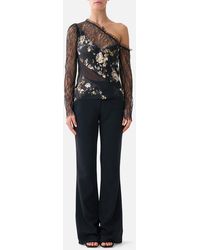 CAMILLA - Flare Trouser With Seam Detail Flamenco Folklore - Lyst