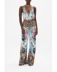 CAMILLA - Bias Cut Drawstring Pant Letters To Leo - Lyst