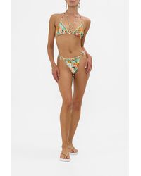 CAMILLA - Multi Strap Triangle Bikini Set With Ring Trims Bathing Bombshell - Lyst