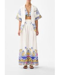 CAMILLA - Corset Waist Wide Leg Pant Milla - Lyst