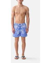 CAMILLA - Mid Length Boardshort With Elastic Waist - Lyst