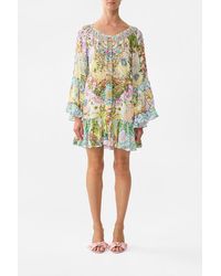 CAMILLA - A Line Frill Dress Just Coasting - Lyst