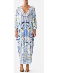 CAMILLA - V Neck Batwing Kaftan De Nada Granada - Lyst
