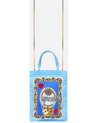 CAMILLA - Embellished Mini Tote With Chain Strap Verses - Lyst