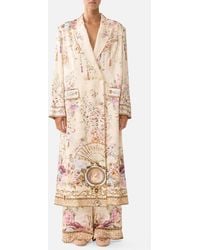 CAMILLA - Tailored Oversized Coat Adorned - Lyst