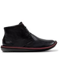 Camper - Botines negros de piel - Lyst