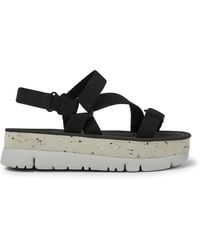 Camper - Black Recycled Pet Sandals - Lyst