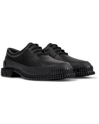 Camper - Black Leather Lace-up Shoes - Lyst