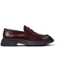 Camper - Weinrote Lederloafer - Lyst
