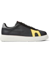 Camper - Black Suede And Leather Sneakers - Lyst