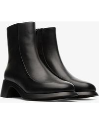 camper trisha heeled loafer