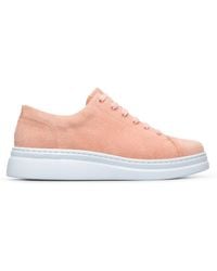 Camper - Pink Leather Sneakers - Lyst