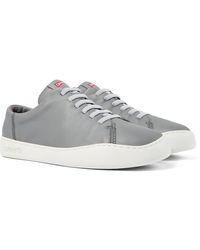 Camper - Grey Nubuck Sneakers - Lyst