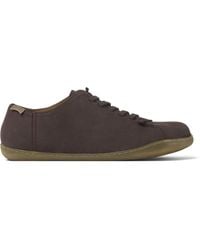 Camper - Brown Leather Shoes - Lyst