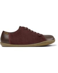 Camper - Brown Leather Shoes - Lyst