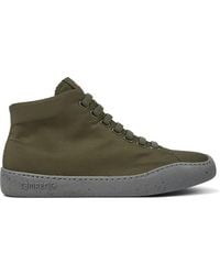 Camper - Green Textile Ankle Boots - Lyst