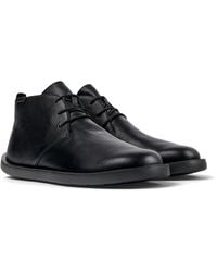 Camper - Black Leather Shoes - Lyst