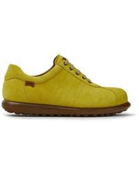 Camper - Yellow Nubuck Sneakers - Lyst