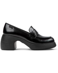 Camper - Black Leather Shoes - Lyst