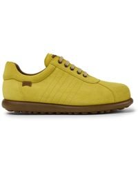 Camper - Yellow Nubuck Sneakers - Lyst