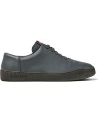 Camper - Grey Nubuck Sneakers - Lyst
