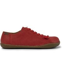 Camper - Red Leather Shoes - Lyst