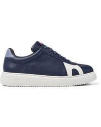 Camper - Dunkelblauer Sneaker aus Leder und Veloursleder - Lyst