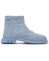 Camper - Light Blue Ankle Boots - Lyst