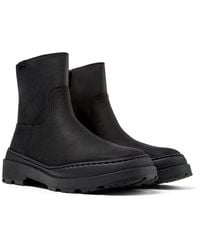 Camper - Brutus Trek Leather Ankle Boots - Lyst