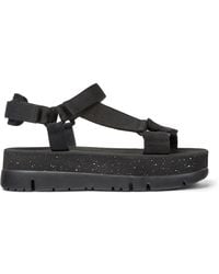 Camper - Black Recycled Pet Sandals - Lyst