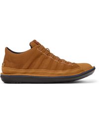 Camper - Beetle Recycled Cotton And Suede Ankle Boots - Lyst