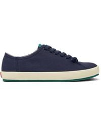 Camper - Blue And Orange Printed Sneakers - Lyst