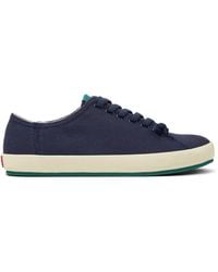 Camper - Blue And Orange Printed Sneakers - Lyst