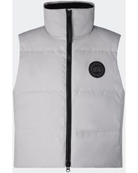 Canada Goose - Giubbino Senza Maniche Corto Grandview Label (Donna, - Lyst