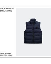 Canada Goose - Crofton Vest Enduraluxe - Lyst